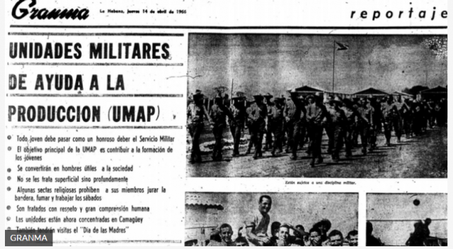 umap campos de trabajos forzosos en los que se buscaba reeducar a personas con tendencias consideradas contrarias a los valores del socialismo 1966